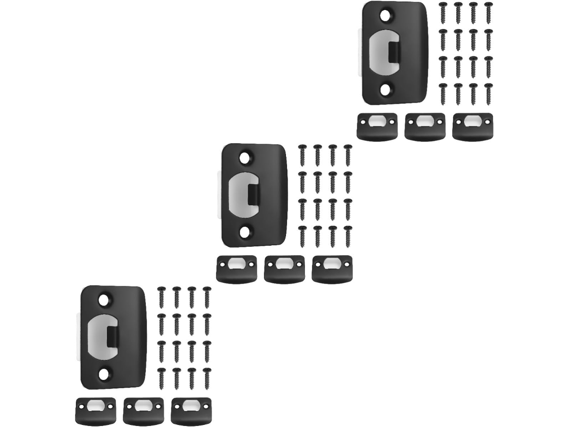 Kit De 3 Puertas 4 3 Juegos De Placa De Manija Guía De Cerradura Para Exterior