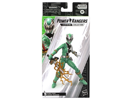 POWER RANGERS Lightning Collection Ranger Verde Dino Fury Figura POWER RANGERS 4 Años