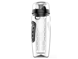 Botella de agua revitalizante con infusión, diseño ergonómico con material Tritan duradero y diseño a prueba de fugas, para una fácil hidratación en movimiento.