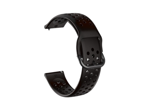 Correa de Silicona 22mm orificios redondos transpirables con pasador de liberación rápida para Samsung Galaxy Watch3 45mm SM-R840/Garmin Vivoactive...