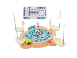 Ats-juego De Pesca Magnética Rotatsoria Eléctrica Grande Para Educación Temprana, Interacción Padre-hijo Con Luz Y Música