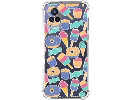 Carcasa Vivo V21 5G TUMUNDOSMARTPHONE Dulces 02 Multicolor