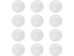Protector 12piezas Almohadilla Choque Transparente Silicona