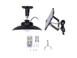 Veloriskku-lâmpada Solar Led Ajustável 270° Exterior Ip65 Impermeável Com Controle Remoto