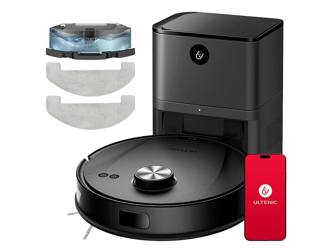 Robot aspirador con navegación lidar y potente succión de 4500 Pa, Ultenic T10 Lite, OEM UE