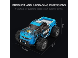 Camión Todoterreno 4x4 Con Control Remoto De 2,4 Ghz Y Luces Led - Regalo Para Niños Y Adultos
