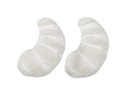 Juego de cojines decorativos infantiles BELIANI Snowdrop de Algodón Blanco 40x25x10