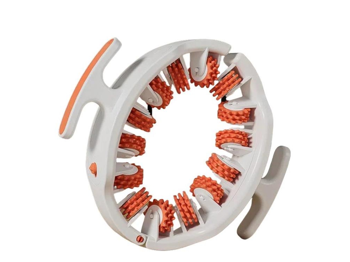 Masajeador De Piernas Con Rodillo (rojo Ladrillo) Para Adelgazar Las Piernas Y Relajar Los Músculos Internos De Los Muslos.