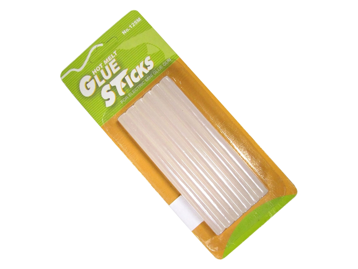Barras De Pegamento Caliente De Silicona 8 Mm 12 Piezas BEMATIK