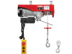 Polipasto Eléctrico 1800w 20 Metros, Suspensión Simple Y Doble 500kg/1000kg, 6/12 M/min