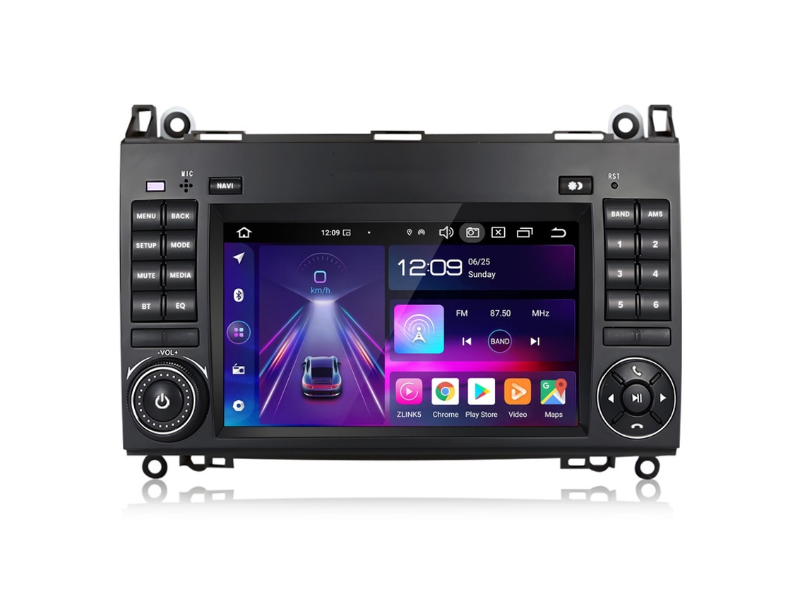 Gps Rádio Automóvel Android 13 Para Mercedes Benz Classe A/b Sprinter Viano Vw Crafter