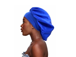 Gorro De Seda Grande Para Dormir, Gorro De Satén Con Elástico Suave, Gorro Grande Para El Cabello, Originario De China Continental.