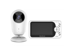 Cuna inalámbrica para bebé de 4,3 pulgadas con música y monitor de seguridad infantil Olysi Shop