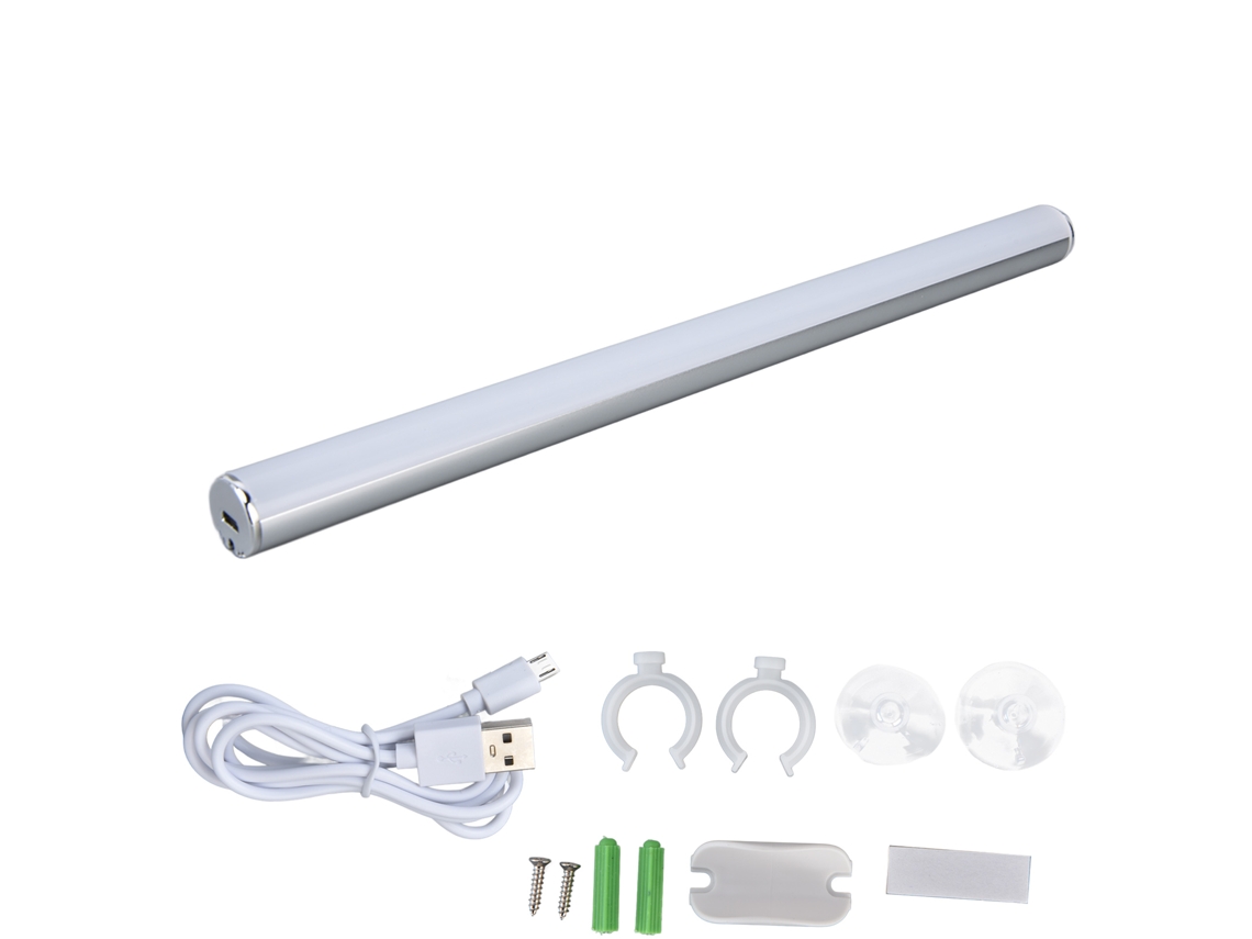 Luz Led Para Armario Con Carga Usb, Bajo Espejo Atenuación Continua Y Control Táctil Armario.