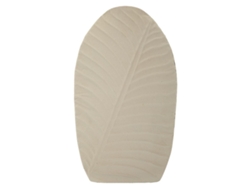 Jarrón decorativo Mf809, metal, beige, 26 x 11 x 41 cm, Epikasa