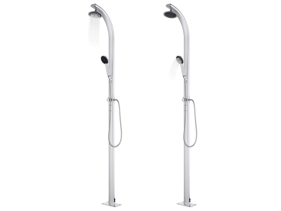 Ducha de jardín de aluminio de 215 cm exclusiva de Maison