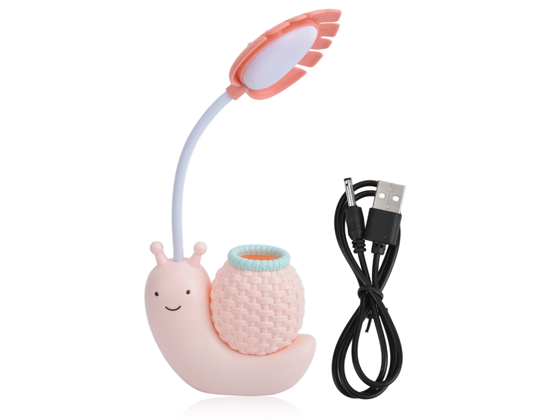 Lámpara de mesa LED 3 en 1 con cargador inalámbrico y reloj KOFIHETY