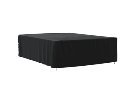 Cubierta Para Muebles De Jardín VIDAXL Negro Poliéster (350x260x91 cm)