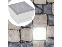 Lámpara Luces LED Empotradas en el Suelo 12 Unidades 100X100X68 mm
