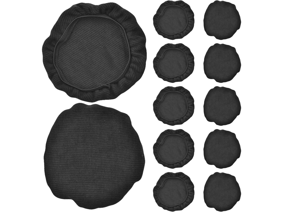 Lote De 12 Piezas De Coussinets Oreillettes Souples Y Extensibles Tissu Pour Écouteurs Circum-auriculaires