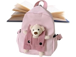 Mochila Escolar Infantil|- Design De Urso 3d, Interior Espaçoso, Para Meninas E Meninos, Jardim De Infância,