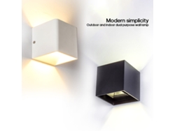 2026-lámpara De Pared Led Ajustable Cubo Impermeable Aluminio Para Baño Hogar Exterior Jardín Porche Decoración Moderna Industrial