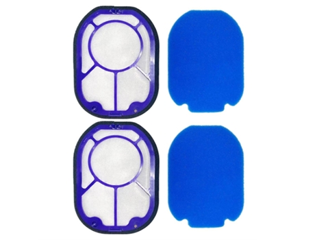 Pacote com 2 filtros pré-motor hepa de substituição para dyson dc16