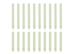 20 clips de sellado para bolsas de snacks, herramienta de sellado portátil para cocina, color verde.