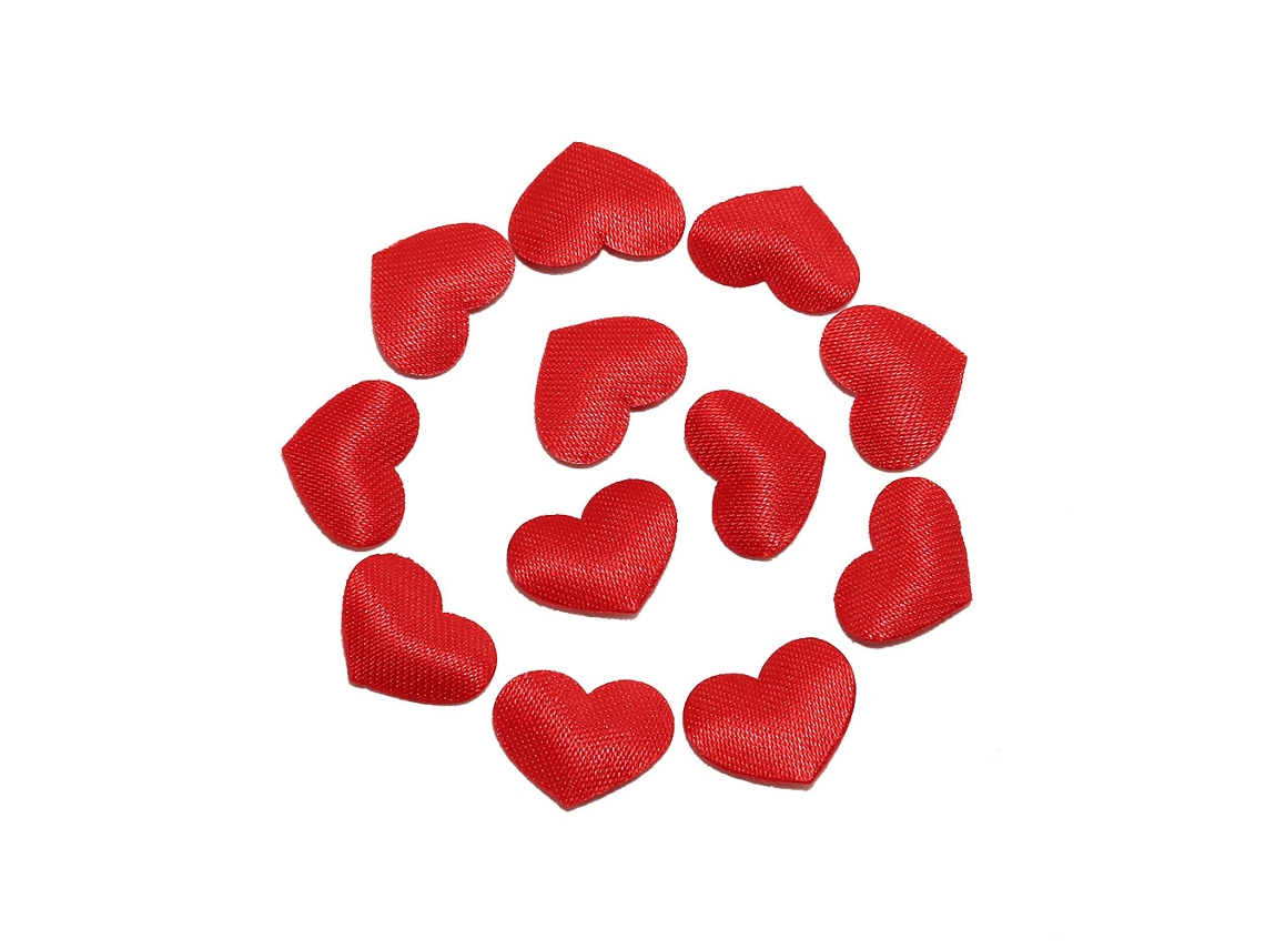Confeti Brillante Con Forma De Corazón Para Mesa De Boda (1,4 Cm Rojo)