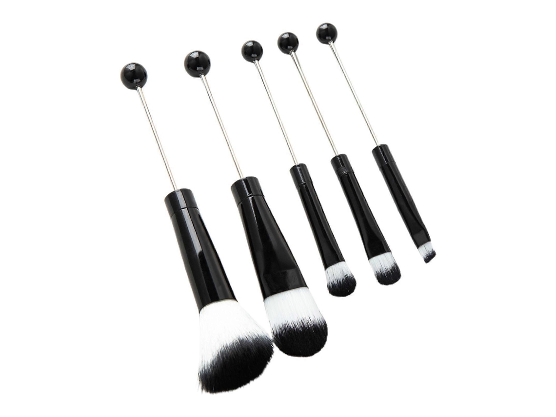 Juego de 5 brochas de maquillaje con cuentas Rosewell para mujeres y hombres adultos