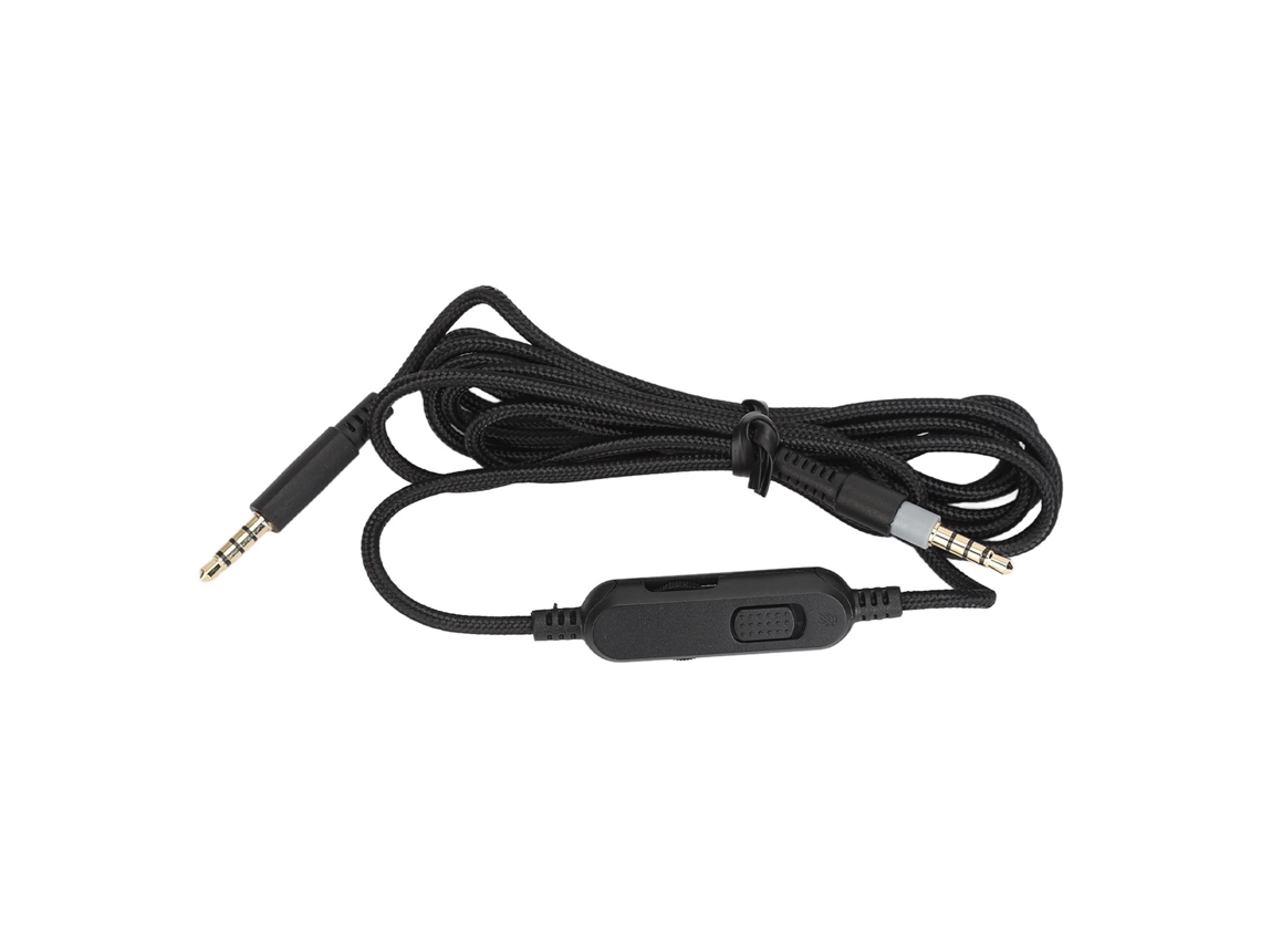 Cabo De Fones De Ouvido 3.5mm Substituto Com Controle De Volume E Mudo Para Hyperx Cloud Mix Alpha Logitech G633 G933