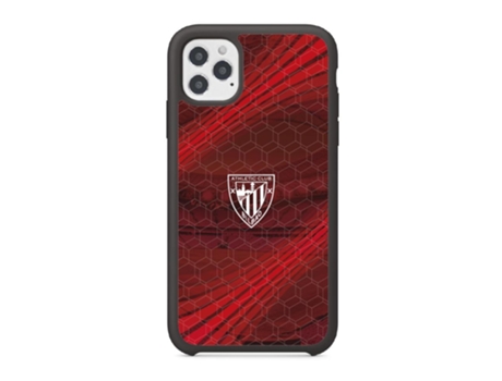 Funda Móvil Oficial Athletic Club para iPhone 12 PHONECASES3D Piel Sintética Negro