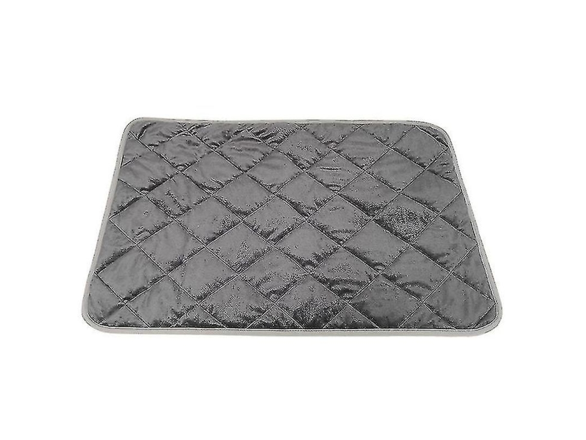 2026-almohadilla Autocaliente Para Mascotas Cama Caliente Perro Gato Conejo Antideslizante Lavable Talla S/m/l/xl L Gris