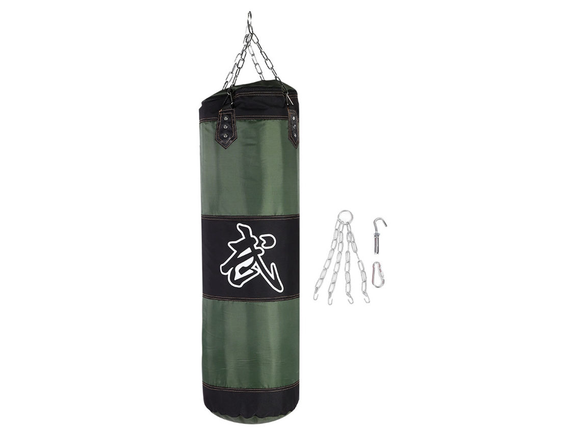 Saco de arena de entrenamiento vacío para boxeo, patadas, puños, lucha y karate Eioororriy
