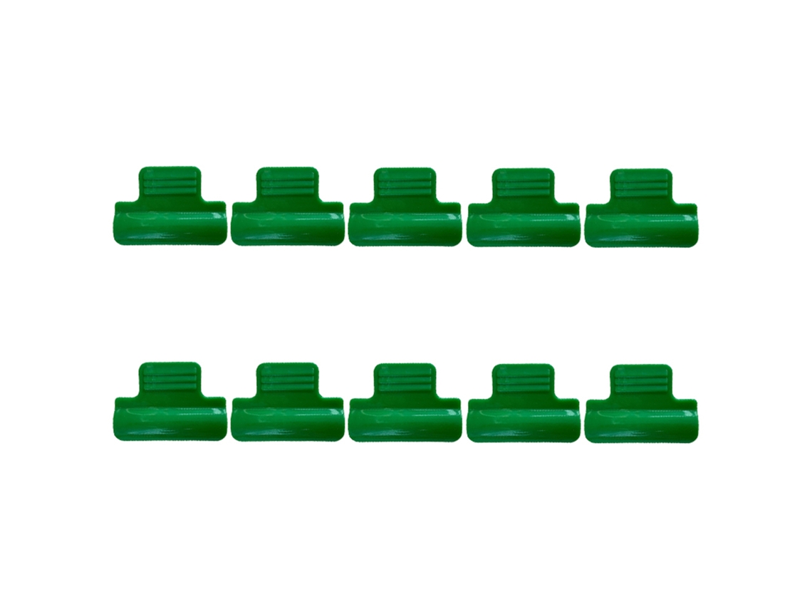 Abrazaderas Para Invernadero Para Soporte De Plantas, Anillo De Malla Con Clip, De Plástico Para Jardín, Amplia Aplicación.