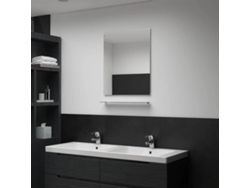 Espejo de pared con estante de cristal templado, 50 x 60 cm, DKD HOME DECOR