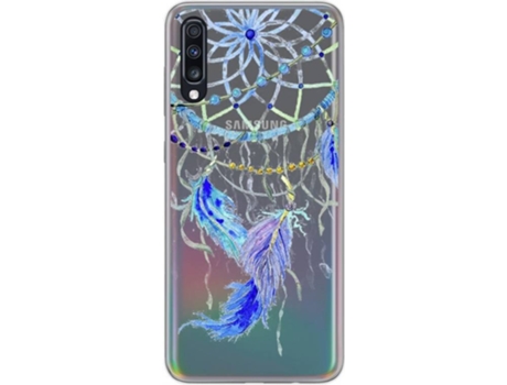 Carcasa Samsung Galaxy A70 TUMUNDOSMARTPHONE Plumas Multicolor