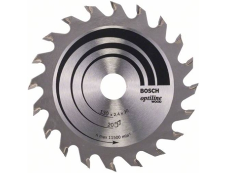 Disco de Sierra Circular BOSCH Optiline Madera 130x20/16x2.4 mm - 20