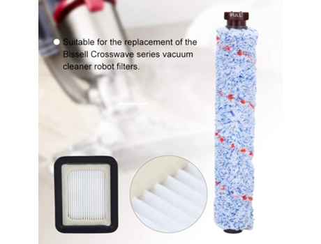 Accesorios para aspiradoras Bissell 1866F Crosswave, pieza de repuesto de cepillo, 9 piezas