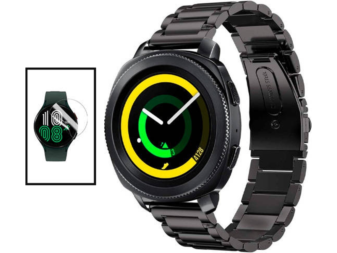 Kit Correa + Protector + Herramienta GIFT4ME (Realme Watch S - Negro y Transparente)