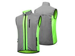 Chaleco Reflectivo Para Hombre Verano Ciclismo Running Sin Mangas Secado Rápido Transpirable Deportivo Gimnasio Fitness