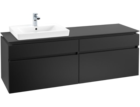 Módulo de lavabo Villeroy &amp Boch Legato B673 1600x550x500mm lavabo a la izquierda