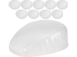 Soporte Blanco Pvc Gorras Béisbol Fácil Mover Diseño Multifuncional Exhibir Guardar Sombreros Verano Casa