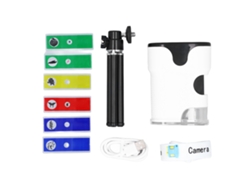 Microscopio portátil para niños con pantalla de 2 pulgadas, aumento de 1000x, captura de fotos y videos, kit digital portátil.