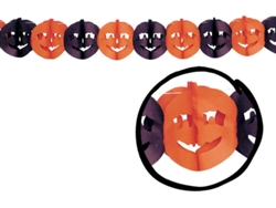 Decoraciones de Halloween DISFRAZZES Guirnalda Calabazas (20x300 cm)