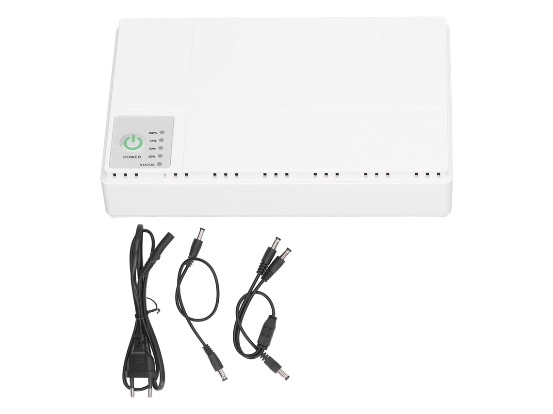 Mini Fuente De Alimentación Ininterrumpida (ups) De 5v, 9v Y 12v Con Salida Usb De 5v Y 2a Para Cámaras Y Routers (enchufe Europeo De 85-265v).