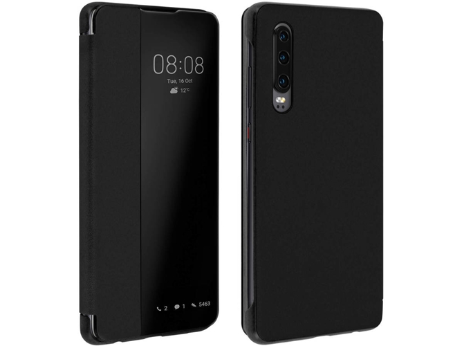 Funda Huawei P30 AVIZAR Window Negro