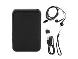 Grabadora De Voz Compacta Con Batería De 70 Horas, Carga Usb-c, Reducción Activa De Ruido Magnética Y Mp3 De 32 Gb.