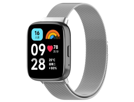 Redmi Watch 3 Lite / Watch 3 Active Milan Correa de reloj de metal (Plata)
