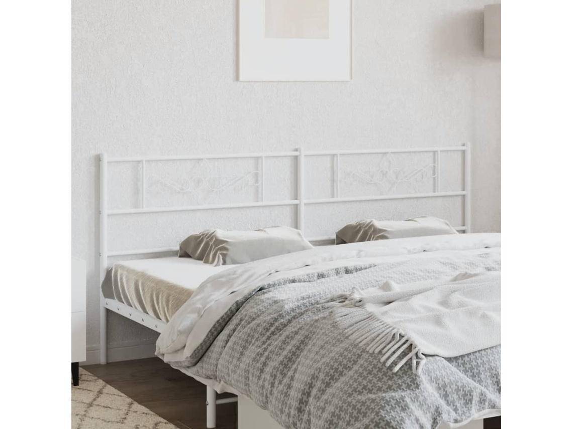 Cabecero De Metal Blanco 193 Cm